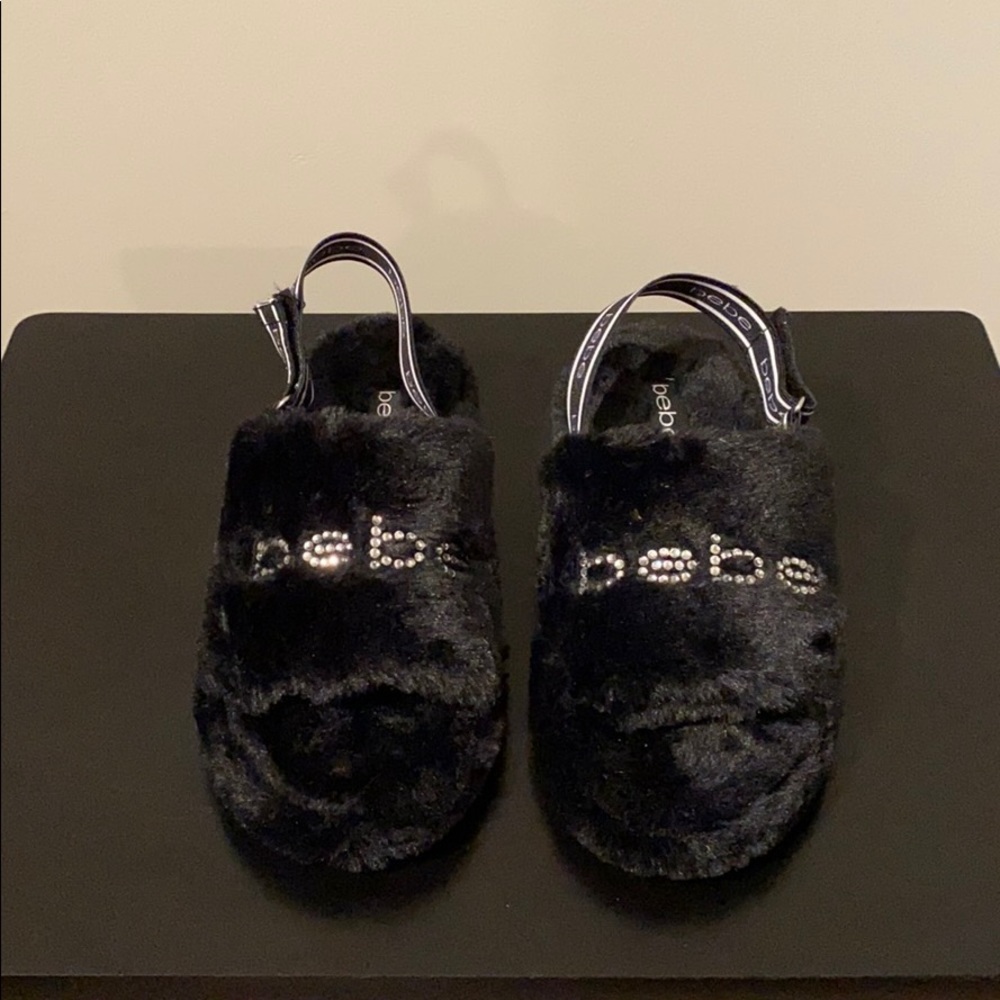 bebe Slingback Slides